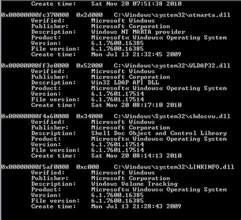 Analyze DLL Files with ListDLLs