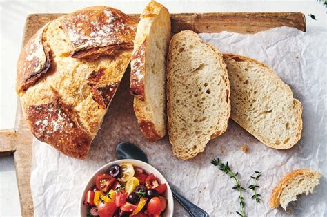 No-Knead Crusty White Bread Recipe | King Arthur Baking