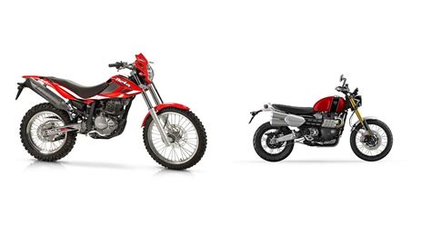 Motorrad Vergleich Beta Alp Vs Triumph Scrambler Xe