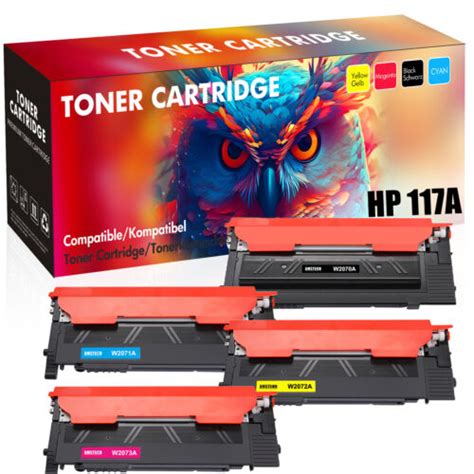 1 5 XXL Toner Zu HP 117A W2070A Color Laser MFP 178nwg Nw 179 Fwg Fnw