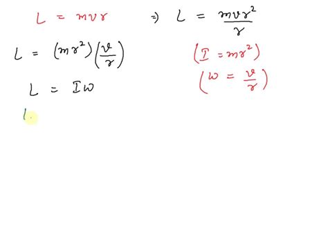 Solved State The Expression For Angular Momentum In Terms Of Moment Of