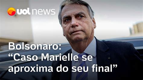 Bolsonaro fala sobre delação de Ronnie Lessa Caso Marielle se