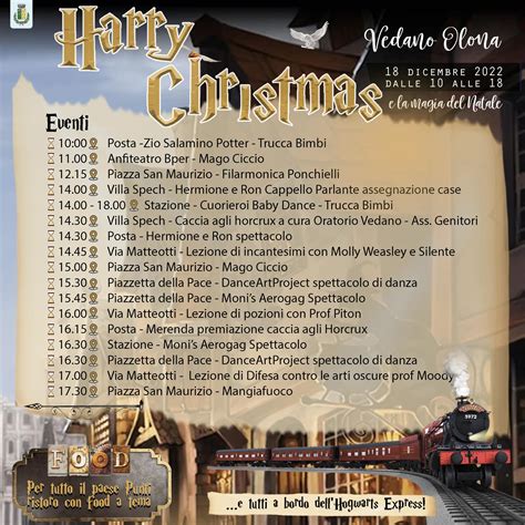 A Vedano Olona Arriva Harry Christmas Per Una Domenica Davvero Magica