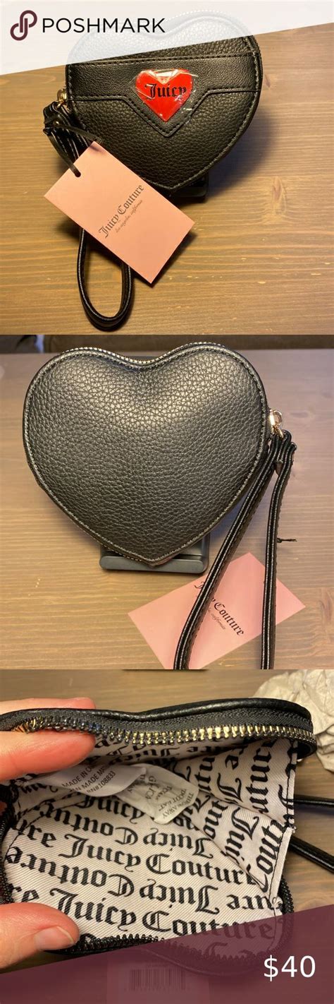 Juicy Couture Heart Shaped Wristlet En 2024