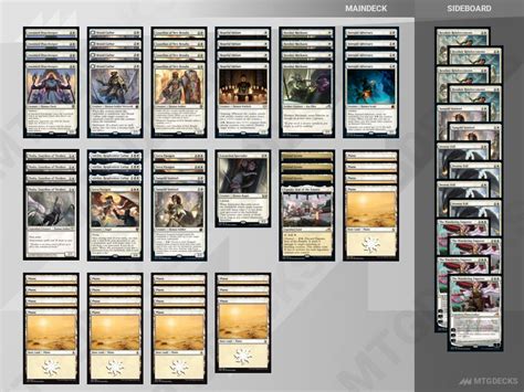 Standard Mono White Aggro Deck By Trail Of Magic Mtg Decks