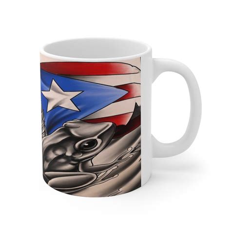 Puerto Rico Mug Puerto Rican Art Mug Puerto Rican Gifts Etsy