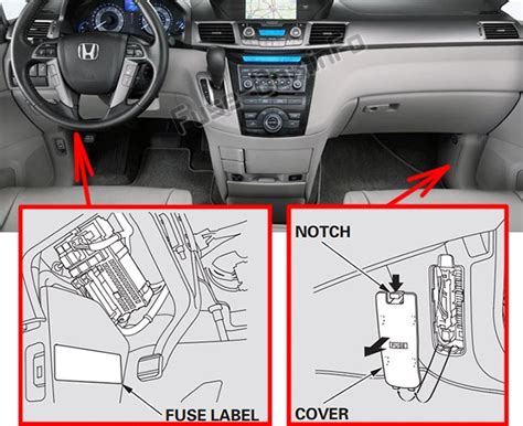 Diagrama De Fusibles Honda Odyssey 2010