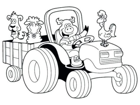 25 Free Farm Animal Coloring Pages Printable