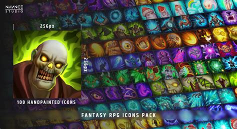 Fantasy Rpg Icons Pack 9 In 2d Assets Ue Marketplace