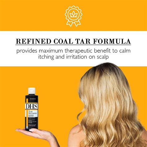 Dhs Tar Shampoo 8oz Effective Treatment For Dandruff And Psoriasis