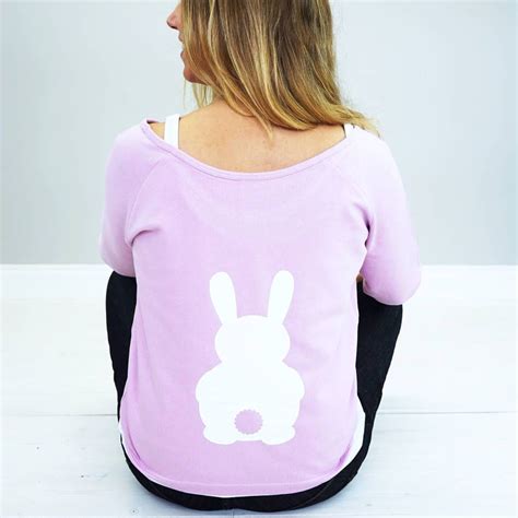 Bunny Rabbit Womens Jumper Jumpers For Women Unique Sweatshirt