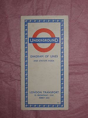 London Transport Underground Tube Map Diagram Of Lines M