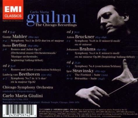 Carlo Maria Giulini - The Chicago Recordings (2004)