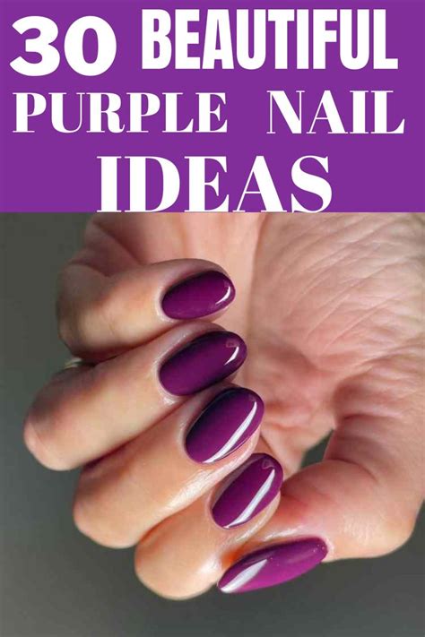 50 Purple Nail Ideas Purple Nails Ideas Trends And Designs In 2024