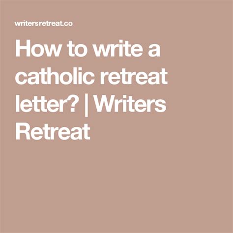 Acts Letters To Retreaters