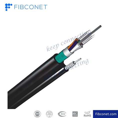 FTTH GYXTW GYTS Armored Outdoor GYTC8S Multi Cores Fiber Optic Cable