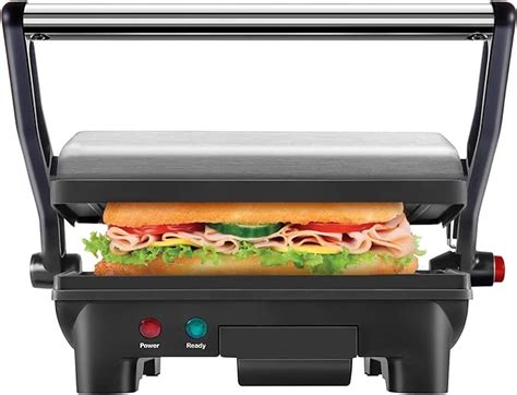 Chefman RJ02 180 Parrilla Prensa Panini Grill Y Gourmet Sandwich Maker