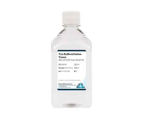 Tris Buffered Saline Tween Tbst 10x With 05 Tween 20 Ph 74