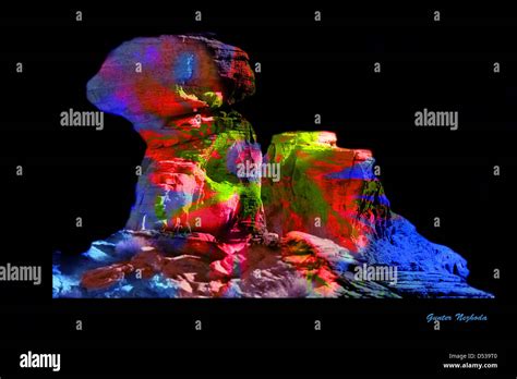 Red Rock At Valley Of Fire Nevada Stock Photo Alamy