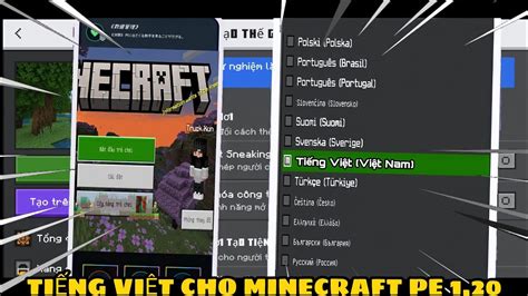 Ti Ng Vi T Cho Minecraft Pe C H Ng D N C Ch C I M I Nh T