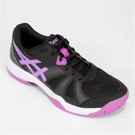 T Nis Asics Gel Padel Pro Feminino Preto Roxo Favorita Padel