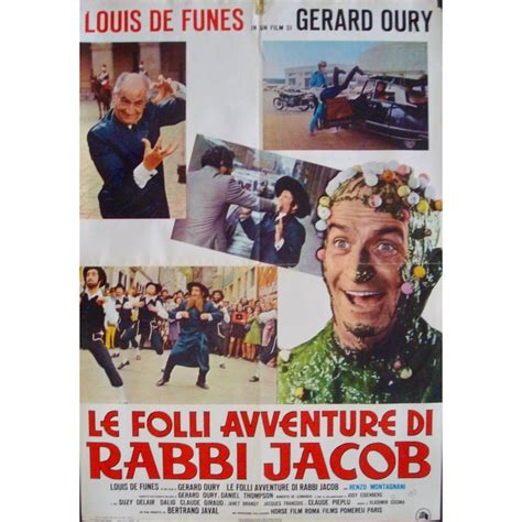 Les aventures de Rabbi Jacob Italian movie poster - illustraction Gallery