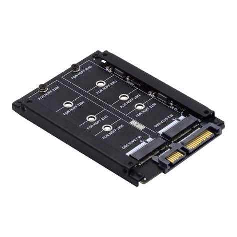 Cablecc Dual NGFF B M Key M 2 SSD Card JBOD Raid0 Span Bridge Auf 2 5