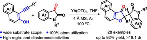 Yb OTf 3 Catalyzed AlkyneCarbonyl MetathesisOxa Michael Addition