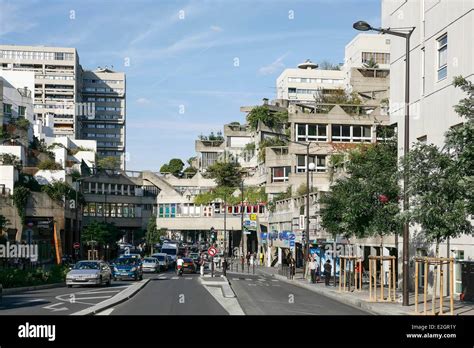 France Val de Marne Ivry sur Seine Avenue Georges Gosnat Stock Photo