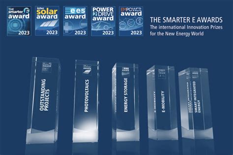 The Smarter E Intersolar Co Bewerbung für Awards jetzt möglich