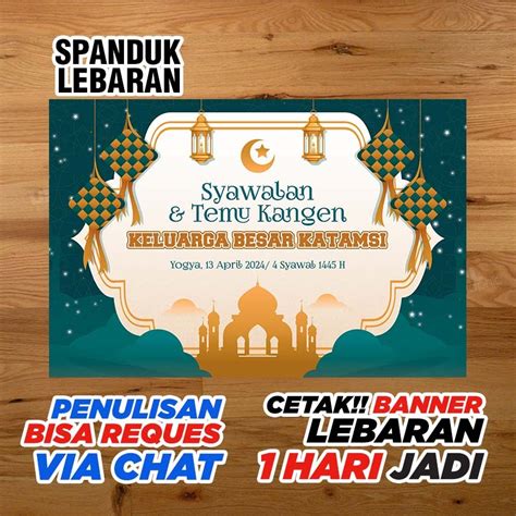 Jual SPANDUK BANNER LEBARAN IDUL FITRI Shopee Indonesia