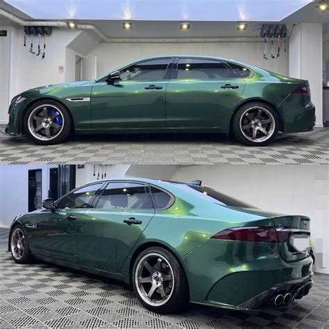 Gloss Metallic Racing Green Car Wrap Raxtify