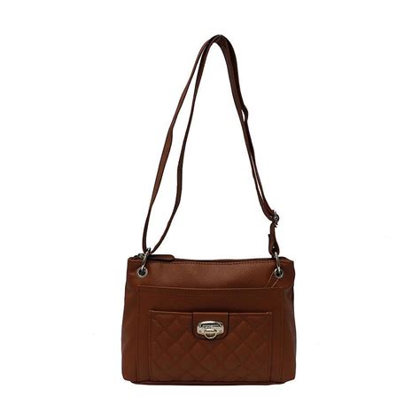 Rosetti Womens Roxanne Triple Play Mini Crossbody Bag Chestnut New With Tag Ebay