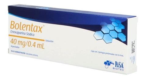 Bolentax 40 Mg 0 4 Ml Caja 2 Jeringas Prellenadas Rx MercadoLibre