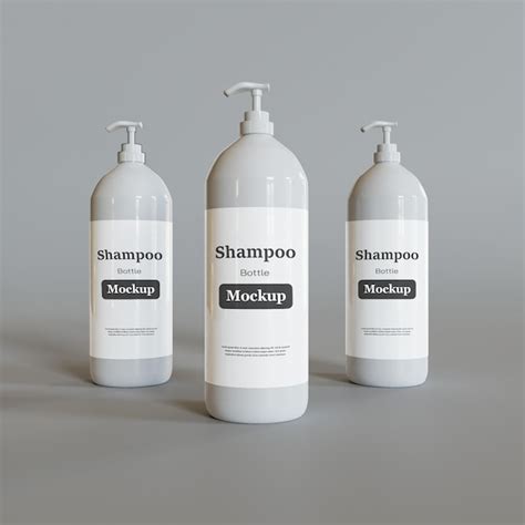 Premium PSD Shampoo Bottle Mockup