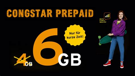 Congstar Prepaid Aktion Tarife Erhalten Mehr Datenvolumen