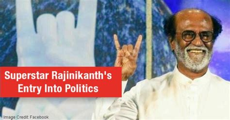 67 Year Old Superstar Rajinikanth Announces Entry Into Politics India