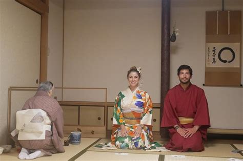 Authentic Tea Ceremony Experience While Wearing Kimono In Miyajima