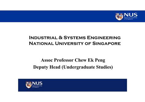 Pdf Industrial And Systems Engineering National University Of · Pdf