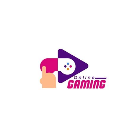 Free Pink And Purple Gaming Logo template to design