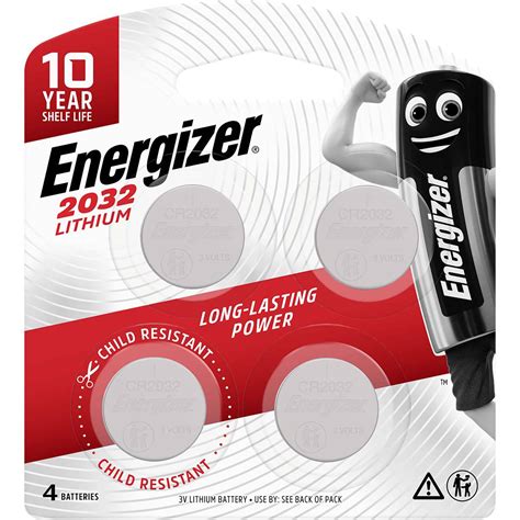 Energizer 2032 Cr2032 Lithium Coin Battery 4 Pack Woolworths