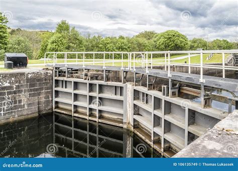 Caledonian Canal Locks at Corpach Fort Filliam Highlands Stock Image ...