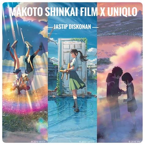 Jual KAOS UT UNIQLO MAKOTO SHINKAI FILM Shopee Indonesia