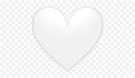 White Heart Emoji Heart White Emoji Free Transparent Emoji