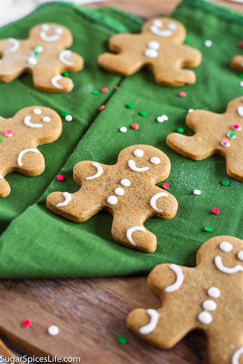 Gingerbread Men Cookies Recipe Sugar Spices Life