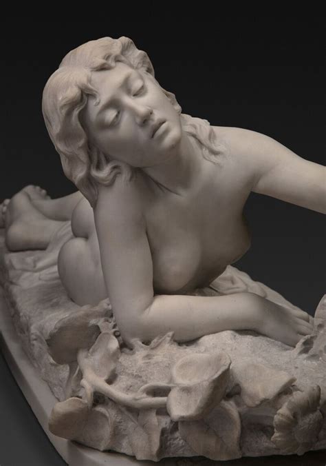 Italian Late Th Century Reclining Sea Nymph European Art