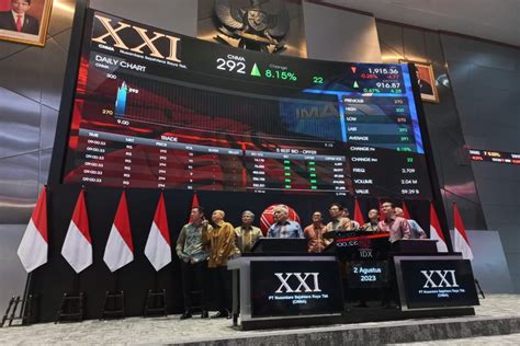 Cinema Xxi Resmi Melantai Di Bursa Saham Cnma Naik Persen