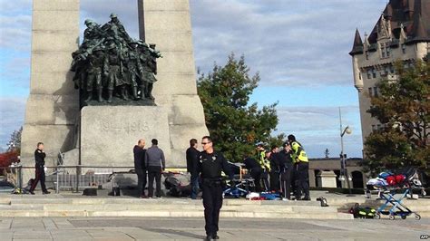 In Pictures Ottawa Shootings Bbc News