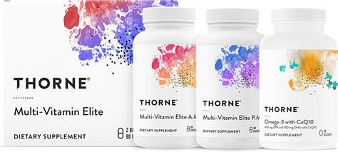 Amazon.com: THORNE Daily Nutrients Bundle - Multivitamin Elite and ...