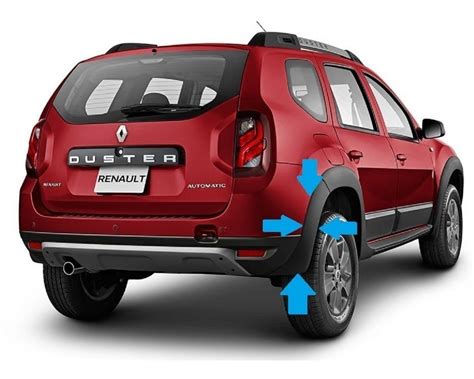 Renault Duster Fender De Paragolpes Trasero Derecho Gris RAPINESE